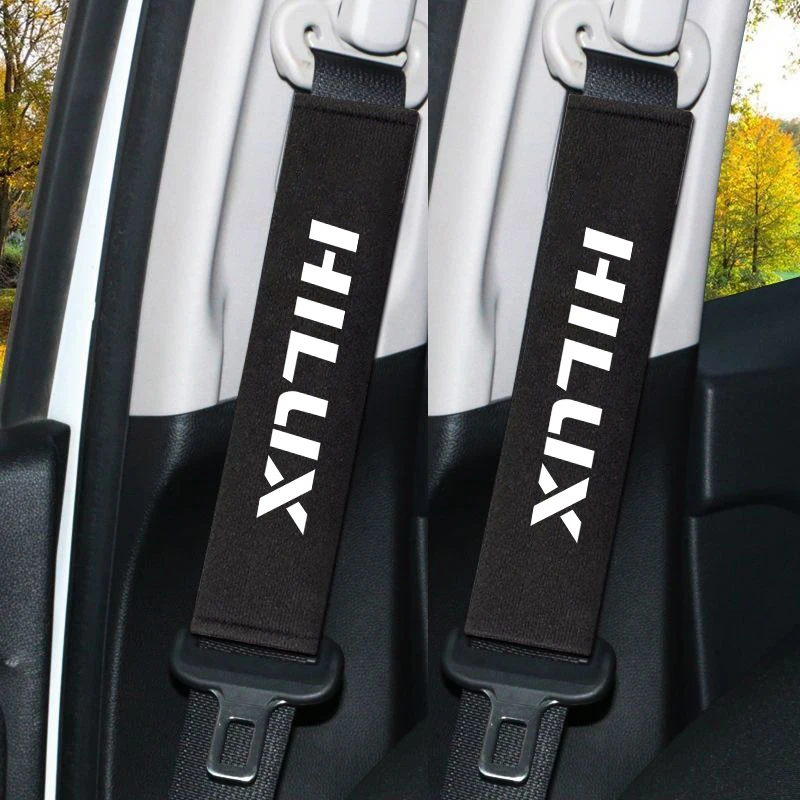 New Car Seat Belt Protect Shoulder Pads Cervical Spine Headrest Neck For Toyota Hilux Surf Vigo Revo 2017 2018 Accessories