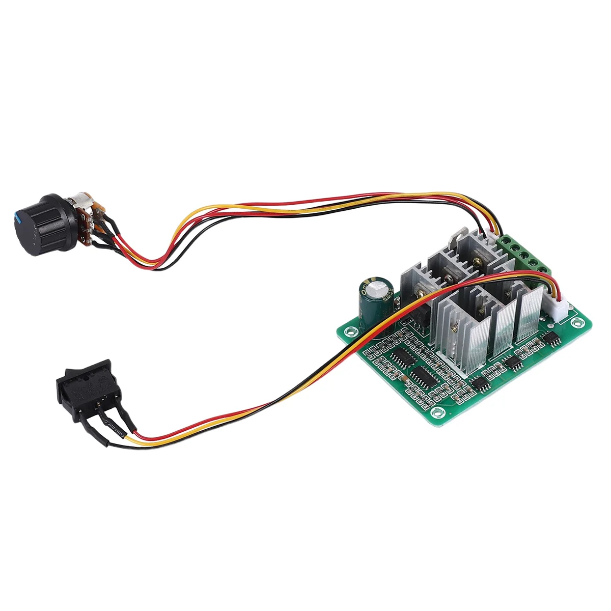 BLDC Three Phase Brushless Sensorless Motor Controller BL01 15A Violent Fan Modulation DC5V6V9V12V36V Forward and Reverse