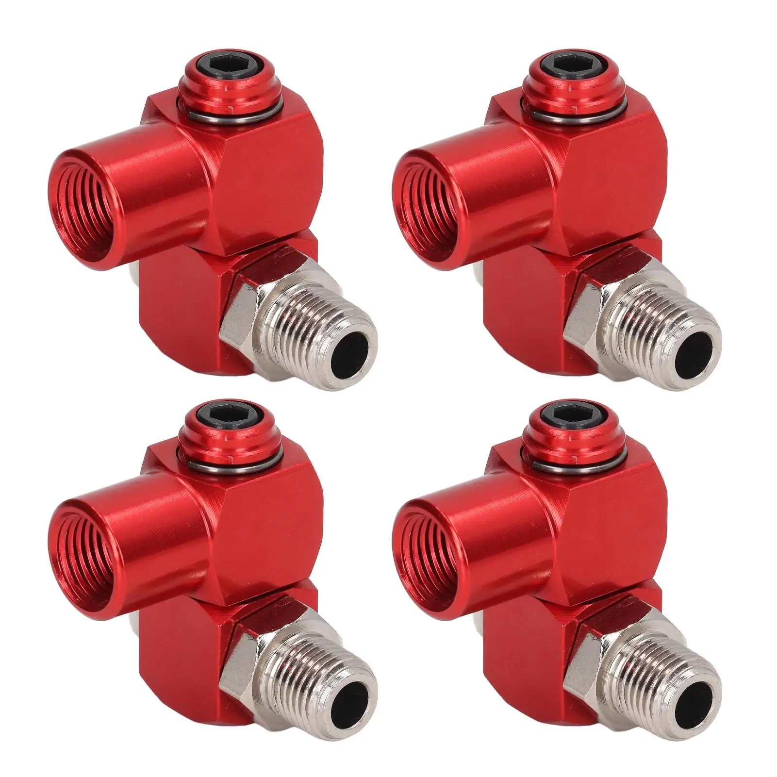 

360 Degree Swivel Air Hose Connector 1/4 Inch NPT Thread Lightweight Corrosion Resistant Pneumatic Tool Adapter for drill Bits