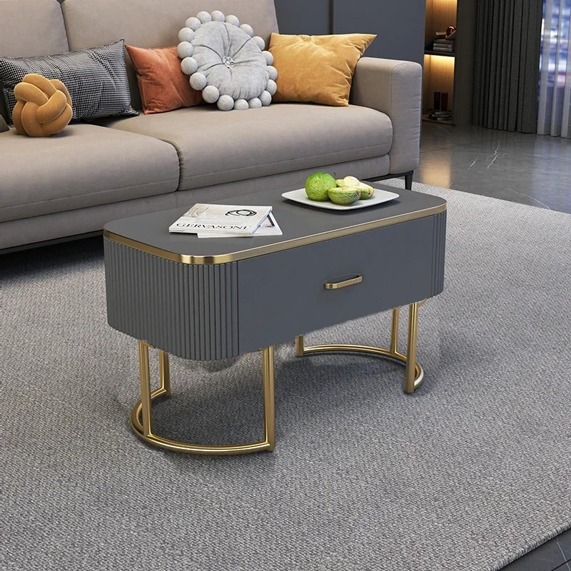 Modern Dcor Coffee Table Minimalist Irregular Nordic Living Room Table Folding Side Muebles Para El Hogar Living Room Furniture