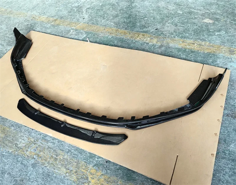 Front Bumper Lip Spoiler, High-Gloss Body Kit 4