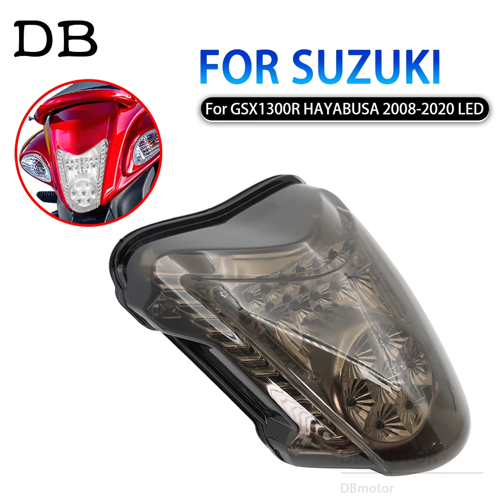 

For Suzuki HAYABUSA GSXR1300 GSXR 1300 2008 - 2016 Motorcycle Rear Tail Lights Brake Assembly LED Steering Tail Light Indicator