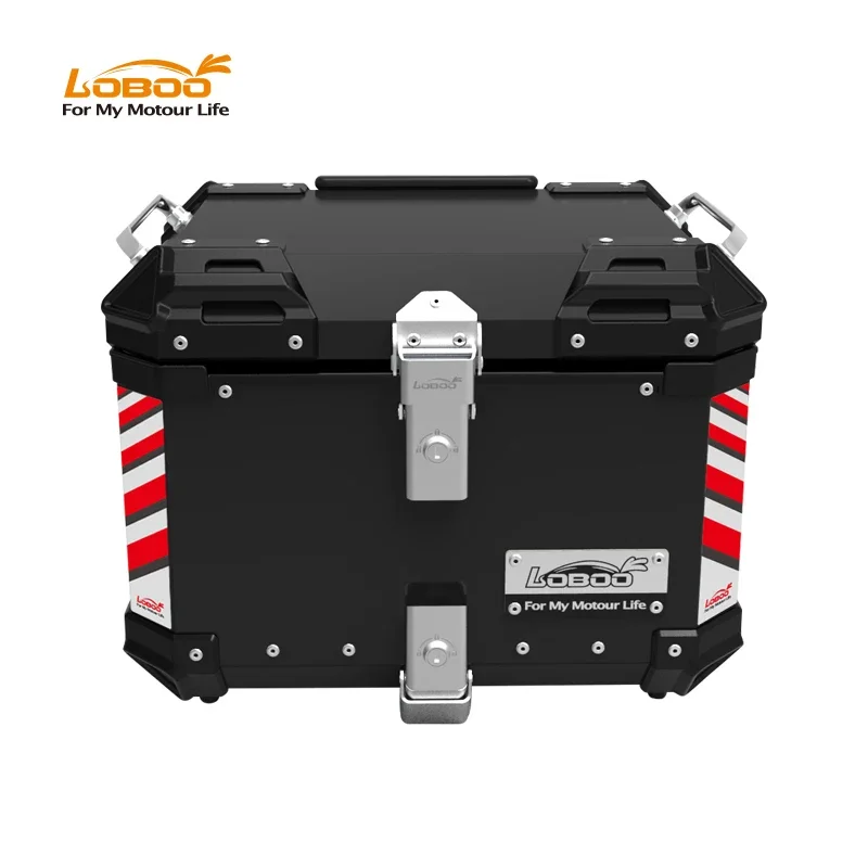 LOBOO Motorcycle Aluminum Alloy Tailbox Is Suitable for Honda XADV750 Modified Waterproof Tailbox Tailplate Rear Cargo Support