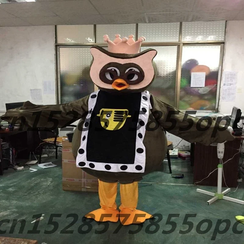 

Animal Birds Owls Mascot Costume Cartoon Cosplay Costume Character Birthday Mask Party Halloween Fancy Dress Carnival Event Outf