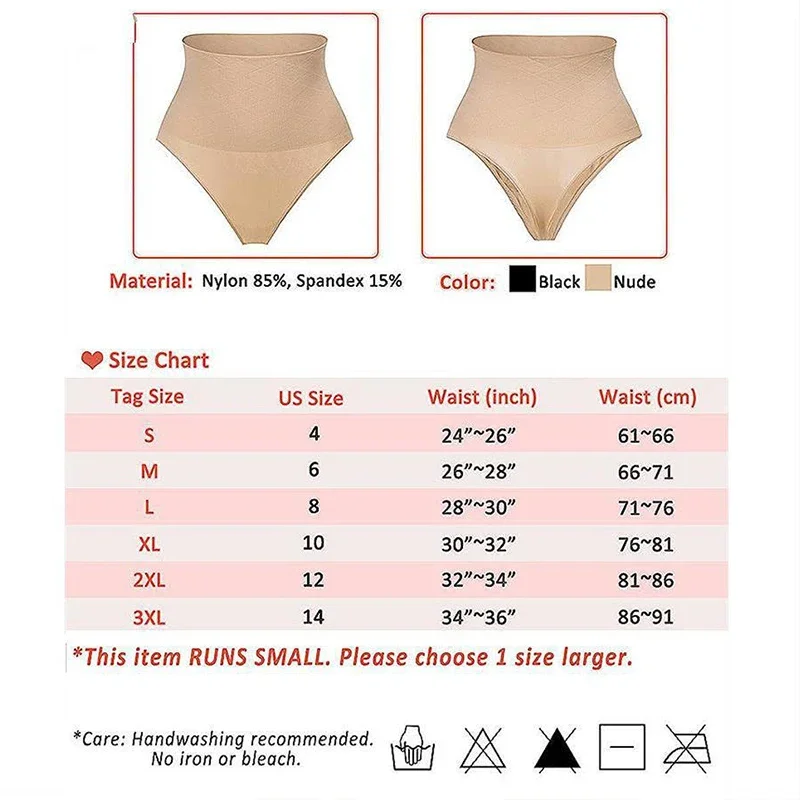 Hohe Taille Trainer Frauen Bauch Abnehmen Steuer Höschen Body Shaper Butt Heber Tanga Panty Shapewear Unterwäsche Plus Größe