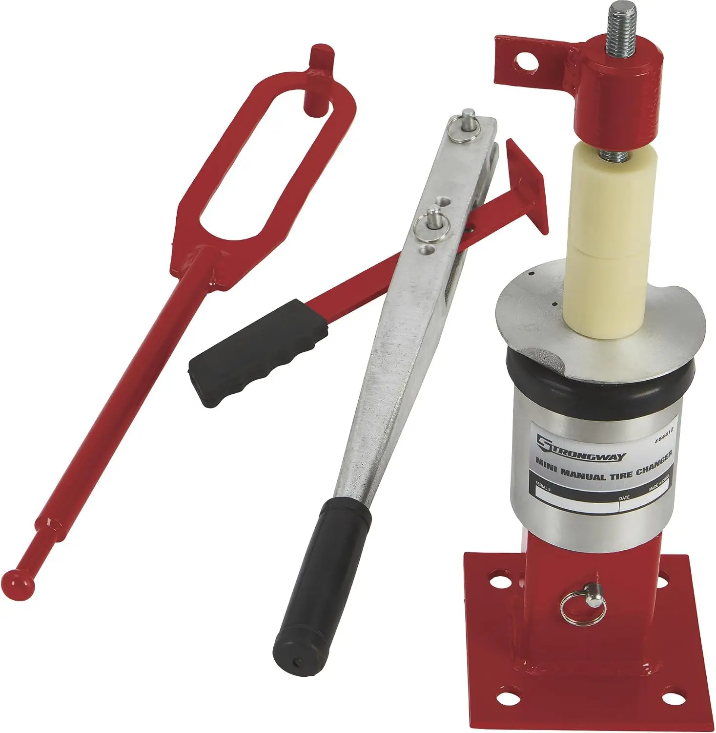 Portable Mini Tire Changer, 16in.H | Compact portable setup, Manual tire changing, Small-tire service, Garage/home-shop use, Sta