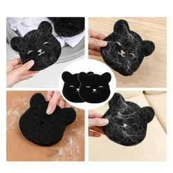 6PCS Laundry Ball Washing Machine Lint Catcher Bear Shape Pet Hair Remover Reusable Clothes Sofa Cat Dog Hair Cleaning Sponge