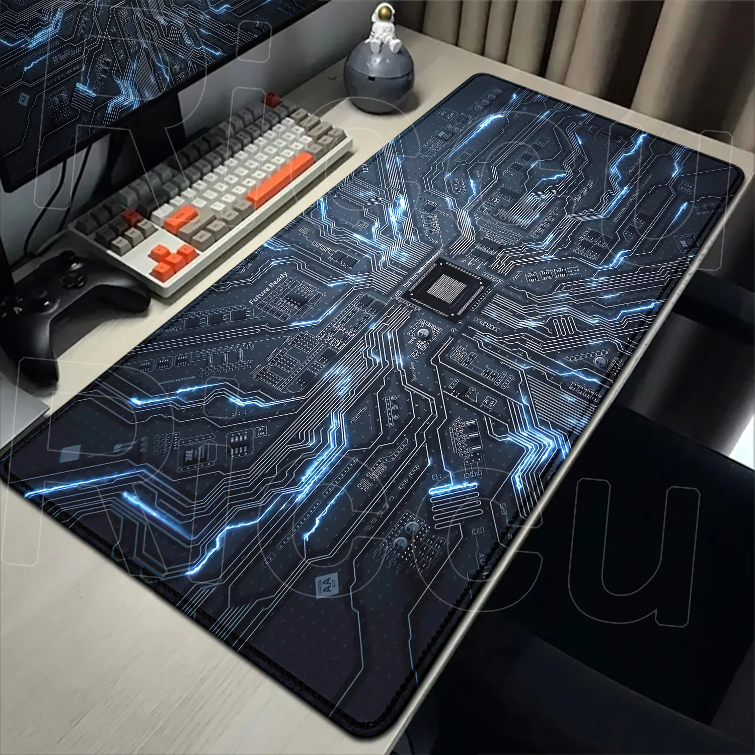 

Large Inside Motherboard Circuit Board Mouse Pad Gaming Cushion Mousepad Computer Laptop Game XXL Mat Desk Aesthetic PC Playmat