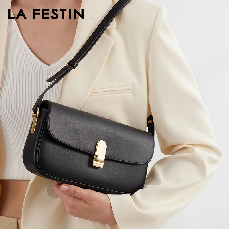 LA FESTIN Women\'s bag 2024 New Shoulder Bags Large Capacity Bags Leather Bag Crossbody Bags Fashion Casual Bags Handbag Purse ﻿