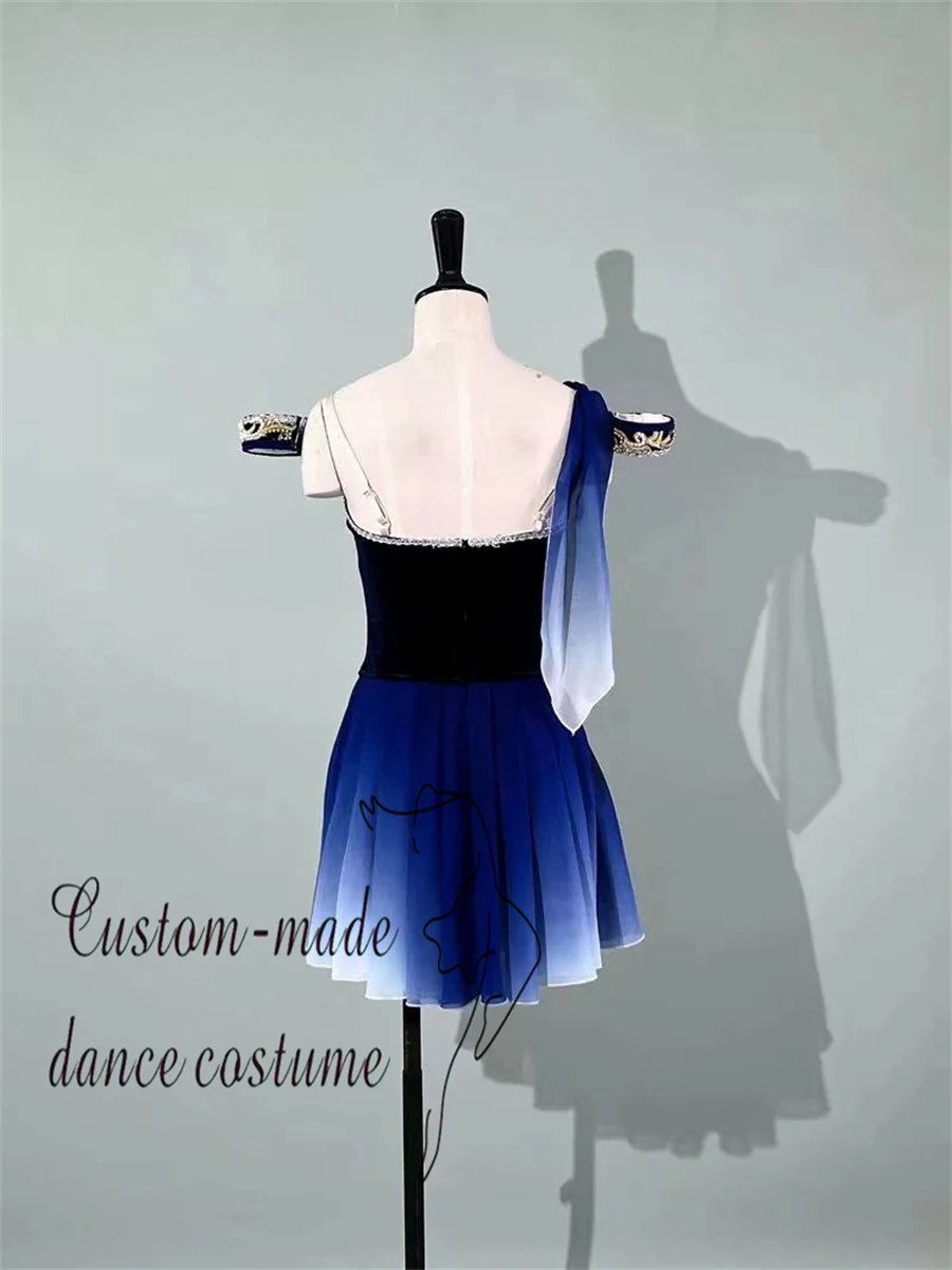 Cupid Variation Professional Ballet Costume Diana And Acteon Variation Ballet Dress Chiffon Ballet Stage Costume