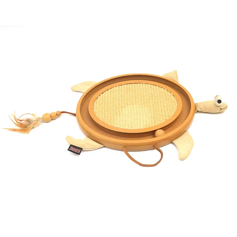 

Одноуровневая деревянная когтеточка для кошек в форме черепахи, 5 см, с интерактивной поверхностью для царапания, легкая сборка, мебель для дома, для игр и отдыха котят