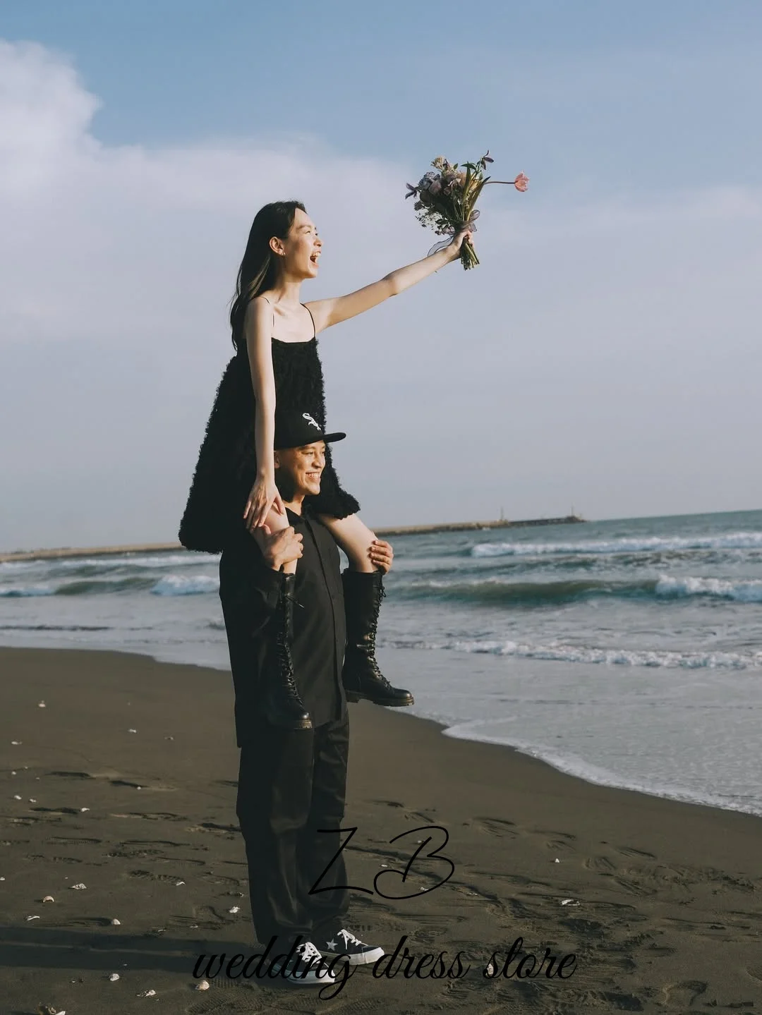 ZanBan Customized Spaghetti Strap Short Wedding Party Dress Mini-Length  Above Knee 2026 New Fairy Dress Korea Photoshoot