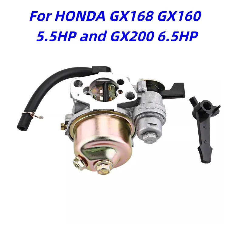 

A Set Carburetor Carb Fit For Honda GX160 GX168F GX200 5.5HP 6.5HP + Fuel Pipe Gasket Engine Car Accessories