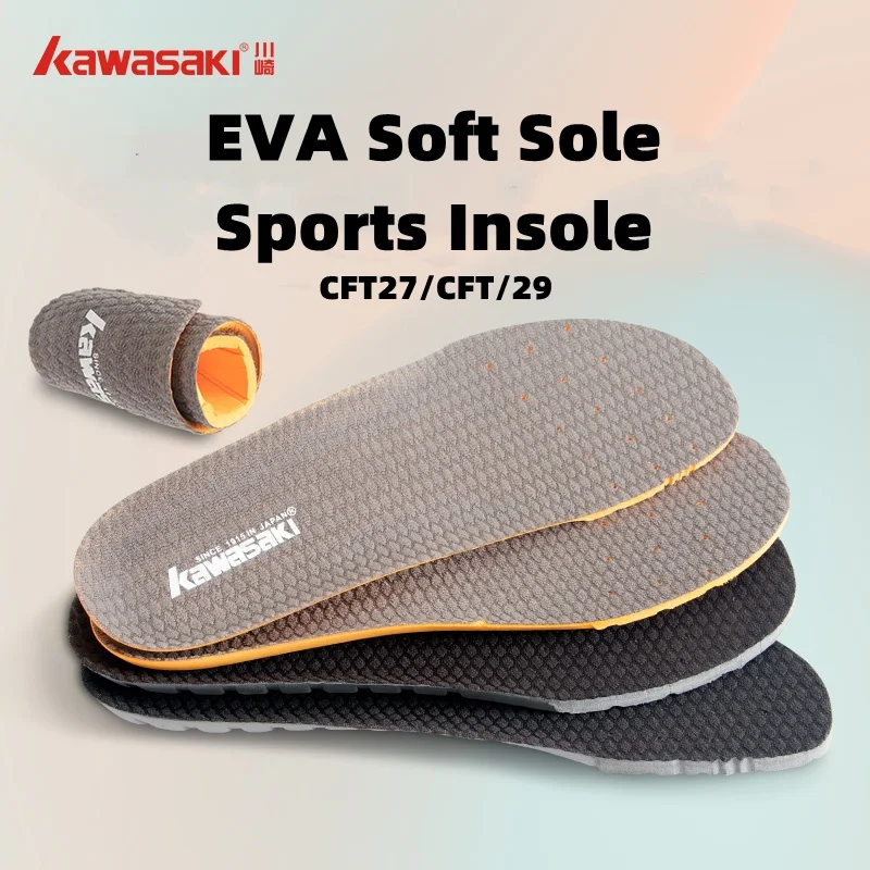 Kawasaki Antislip Ademende Schoen Binnenzool Schokabsorptie Binnenzool Geschikt Voor Kawasaki CFT-22 CFT-27 Badmintonschoenen Sneakers