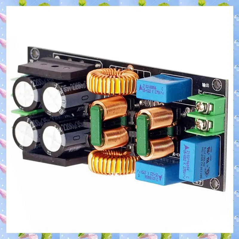 Smartwave-AC EMI Filter Audio Power Amplifier EMC EMI Electromagnetic Interference Purify Power DC Differential Mode Common，AC E