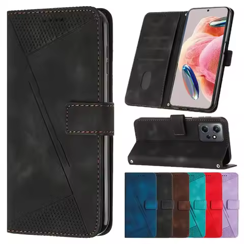Wallet Magnetic Flip Leather Case For Xiaomi 13 12 12T 11T Pro Redmi 12 12C 10 10A 9A 9C 9T A1 A2 Plus Poco X5 F5 Pro X3 NFC M3