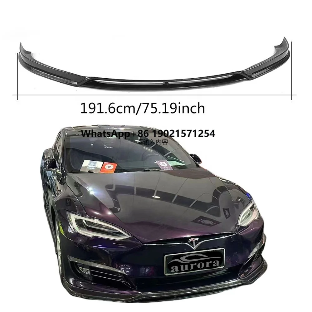 

Suitable for S-type Dry Carbon Fiber Automotive Components Front Bumper Front Lip