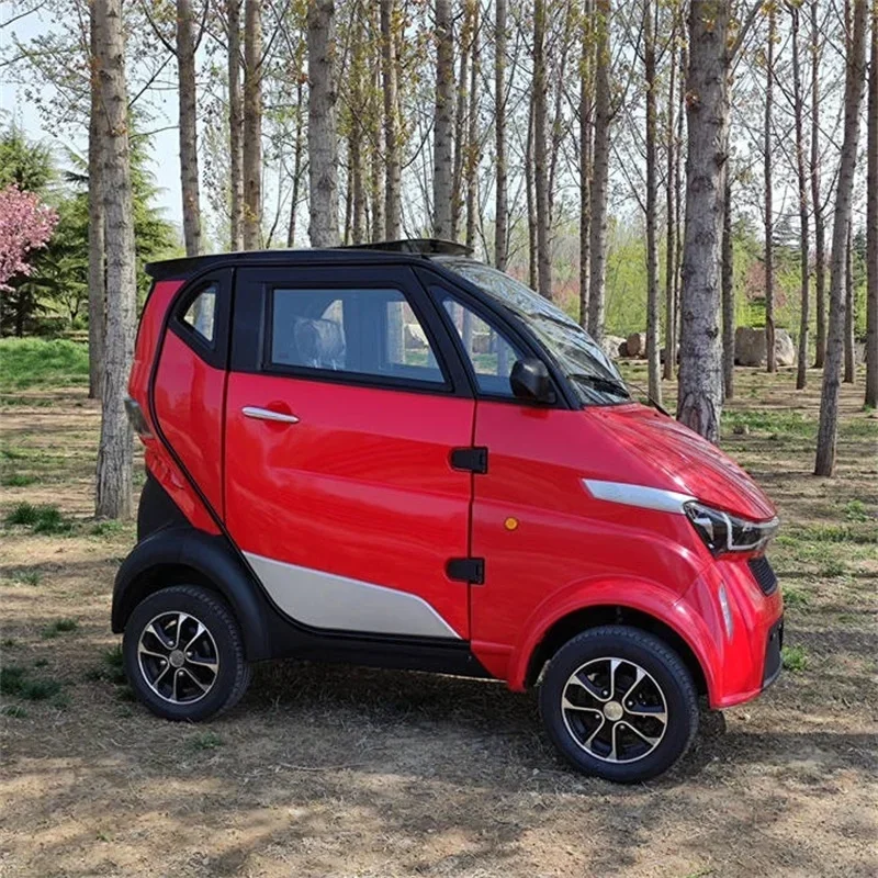 New Energy China 2 Seater Low Speed Mini Electric small Cars Solar Powered Adult for sale