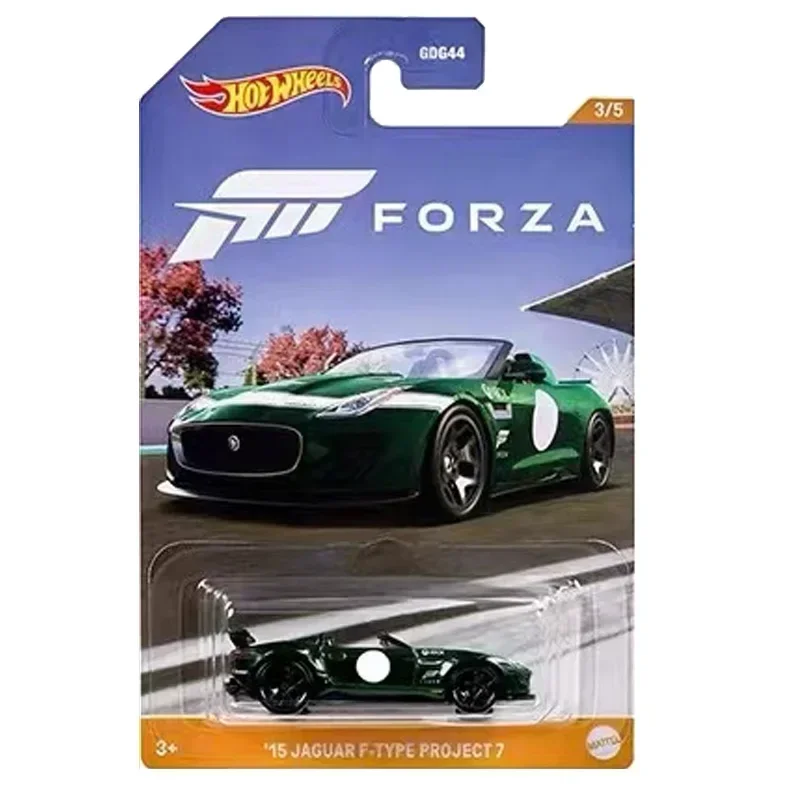 Forza-Coche de ruedas originales para niños, juguetes fundidos a presión para niños, Porsche 1/64 GT3 BMW Motosport Jaguar, modelo de Metal, regalo,