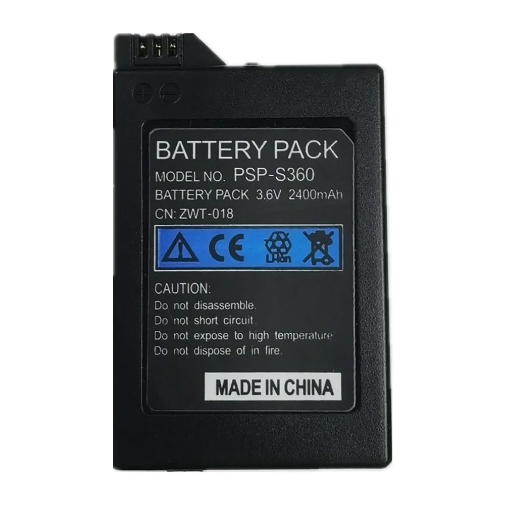 New 2400mAh PSP Battery For Sony PSP2000 PSP3000 PSP S360 S110 Gamepad For PlayStation Portable Controller Batteries