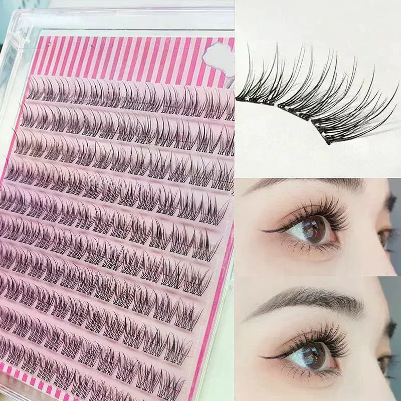 黒色の自己粘着式つけまつげ 優しい11-13MM DIYまつ - Eyelash Extension No 11 のレビューと価格