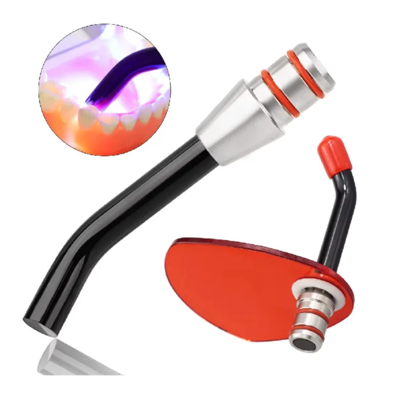 Dentistry Universal Curing Lamp Guide Fiber Rod Tips Dental Teeth Whitening Patient Optical LED UV Blue Lights Cure Glasses