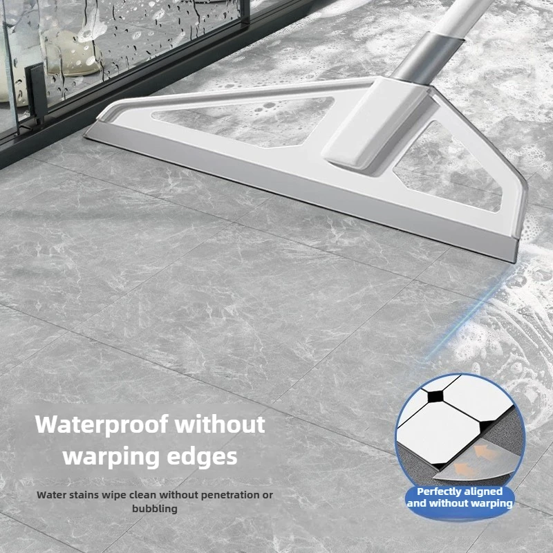 1.5mm Thick PVC Bathroom Floor Covering - Waterproof Slip-Resistant Self-Adhesive for Wet Rooms Peel & Stick