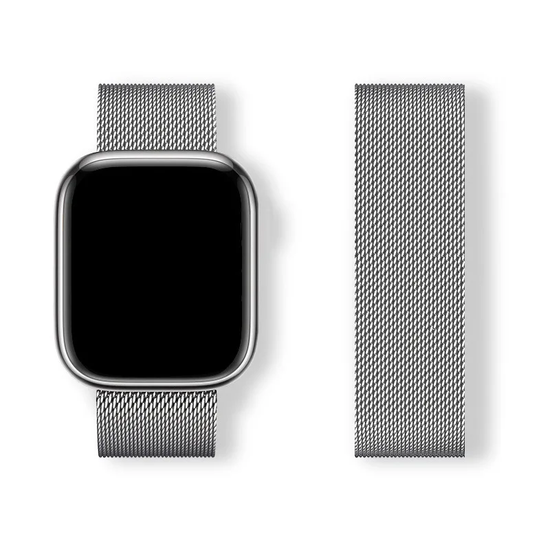 Pulseira Magnética para Apple Watch, Pulseira Milanese, Ultra 2, 49mm, 44mm, 40mm, 45mm, 41mm, 38mm, 42mm, 45mm, iWatch 9, 7, SE, 3, 5, 6, ultra 8 banda