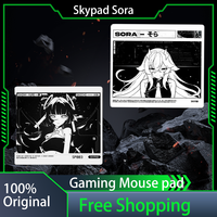 Skypad Sora Glass Gaming Mouse Pad Yume Smooth Frosted Surface Desk Mat Tempered Upgrade Fps Office Custom Gaming Accessories