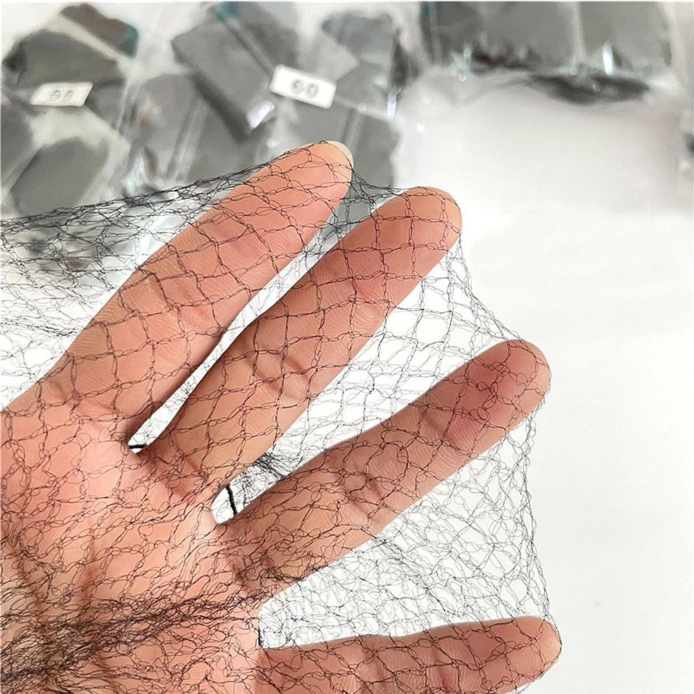 10/100Pcs Nylon Hair Net Star Dance Recital Buns / Hair Extension Weaving Cap Hairnets image 5