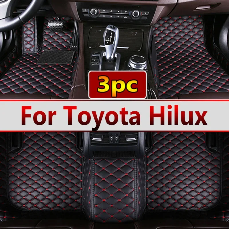 Car Floor Mats For Toyota Hilux 2022 2021 2020 2019 2018 2017 2016 2015 2014 2013 2012 2011 2010 2009 Custom Carpets Cover Rug