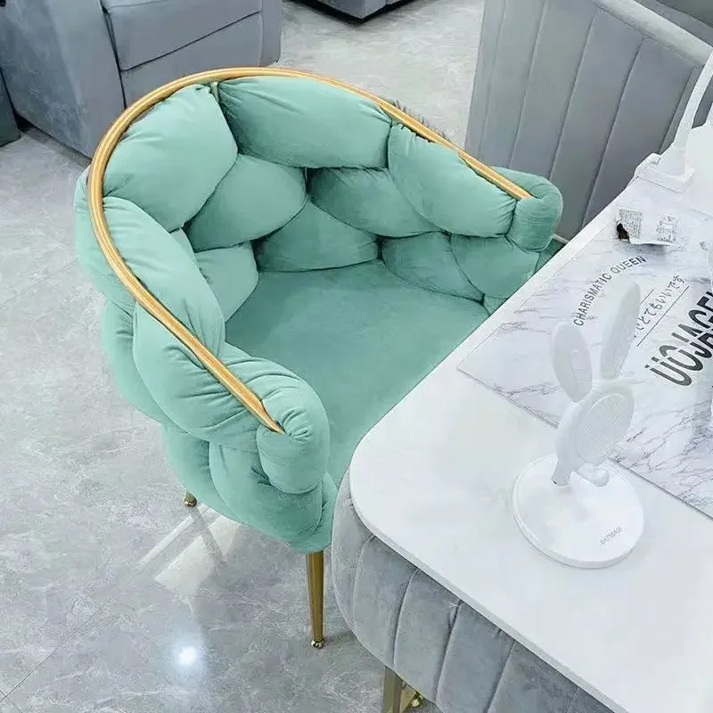 Modern Luxury Dining Chair Room Chairs Minimalist Advanced Hotel Gamer Bedroom Furniture Outdoor Krzeslo Kitchen Items Soft