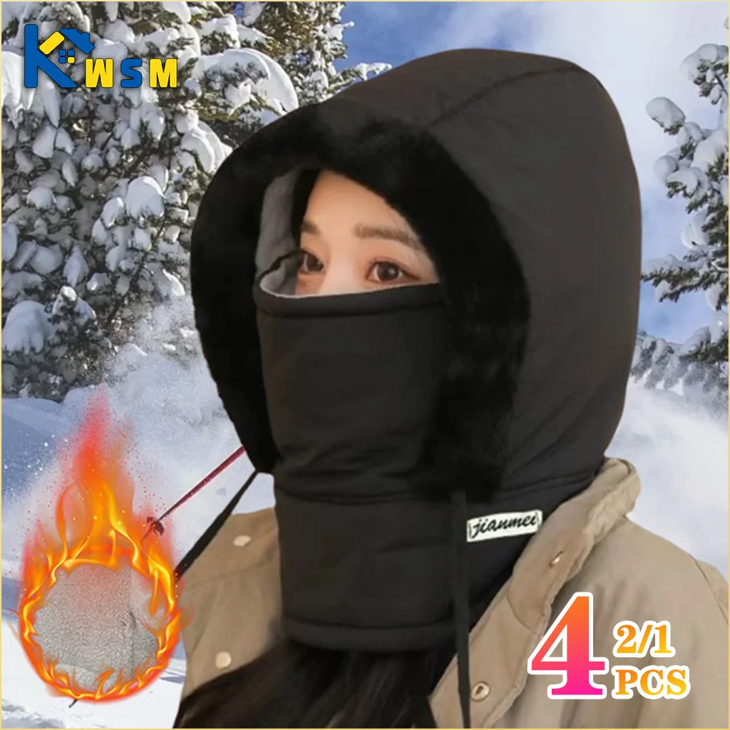 Balaclava Cold Weather Windproof Ski Visor Winter Breathable Thermal Face Mask Neck Warmer Scarf Helmet Hood Cycling Neck Warmer