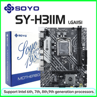 SOYO H311 Game Motherboard Intel LGA 1151 Support 6/7/8/9 generation DDR4 2133/2400/2666MHz 32GB M.2 SATA3.0 USB3.0 Desktop