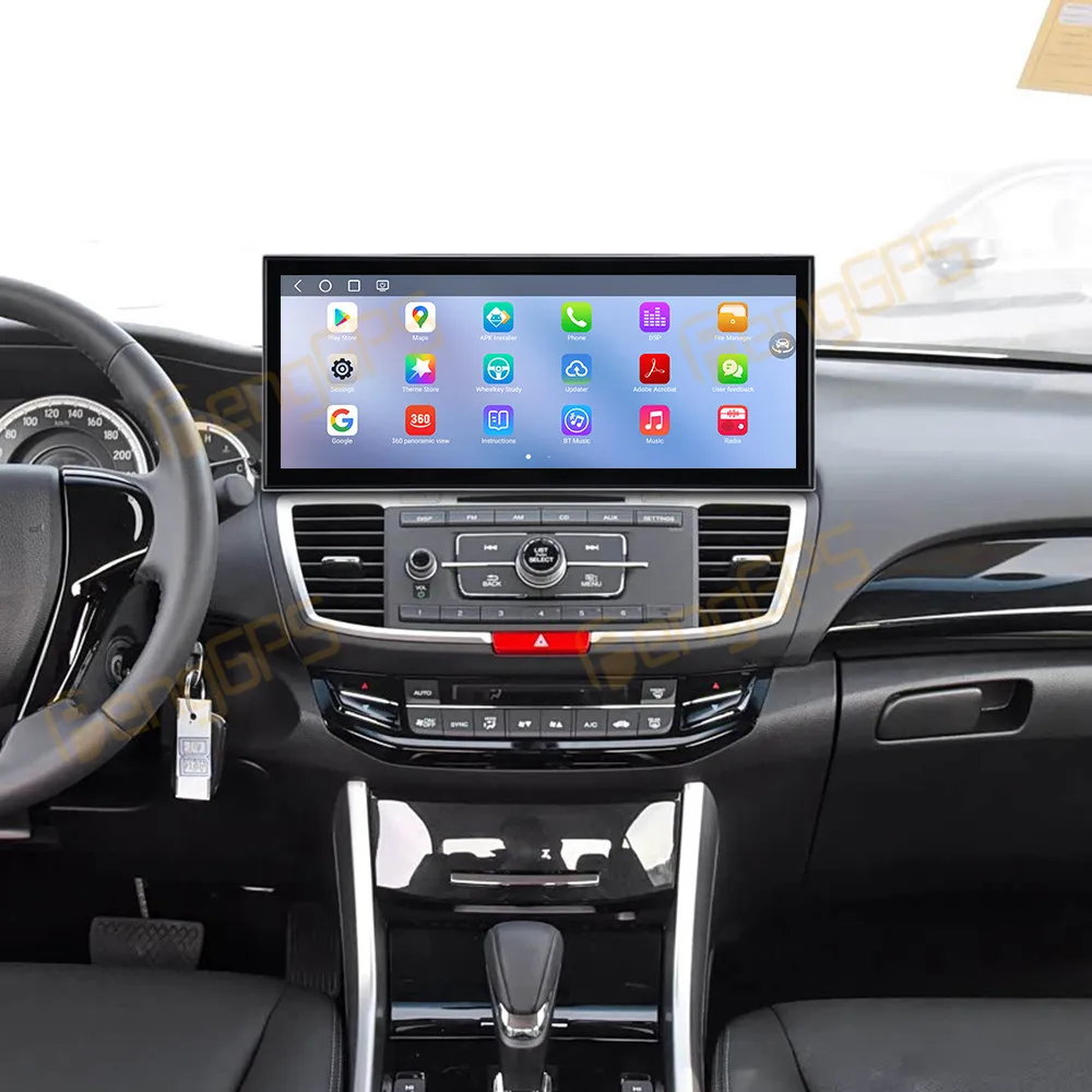 

15,8-дюймовый Android 15 CarPlay автомобильный радиоприемник для Honda Accord 2014-2017, мультимедийный плеер с сенсорным экраном, GPS-навигация, головное устройство DSP Auto
