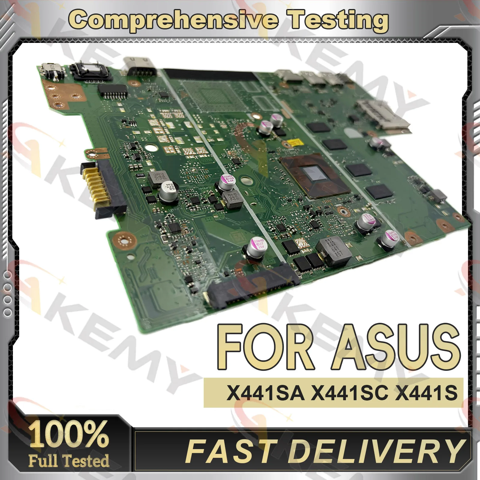 carte-mere-d'ordinateur-portable-x441sa-pour-asus-vivobook-a441s-f441s-x441sc-x441sa-x441s-avec-processeur-celeron-expedition-rapide-tests-100-ok