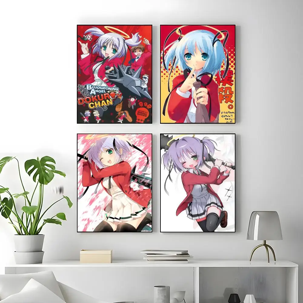 Anime Bokusatsu Tenshi Dokuro-chan Poster Poster High Quality Wall Art for Home Office Bedroom Living Room Perfect