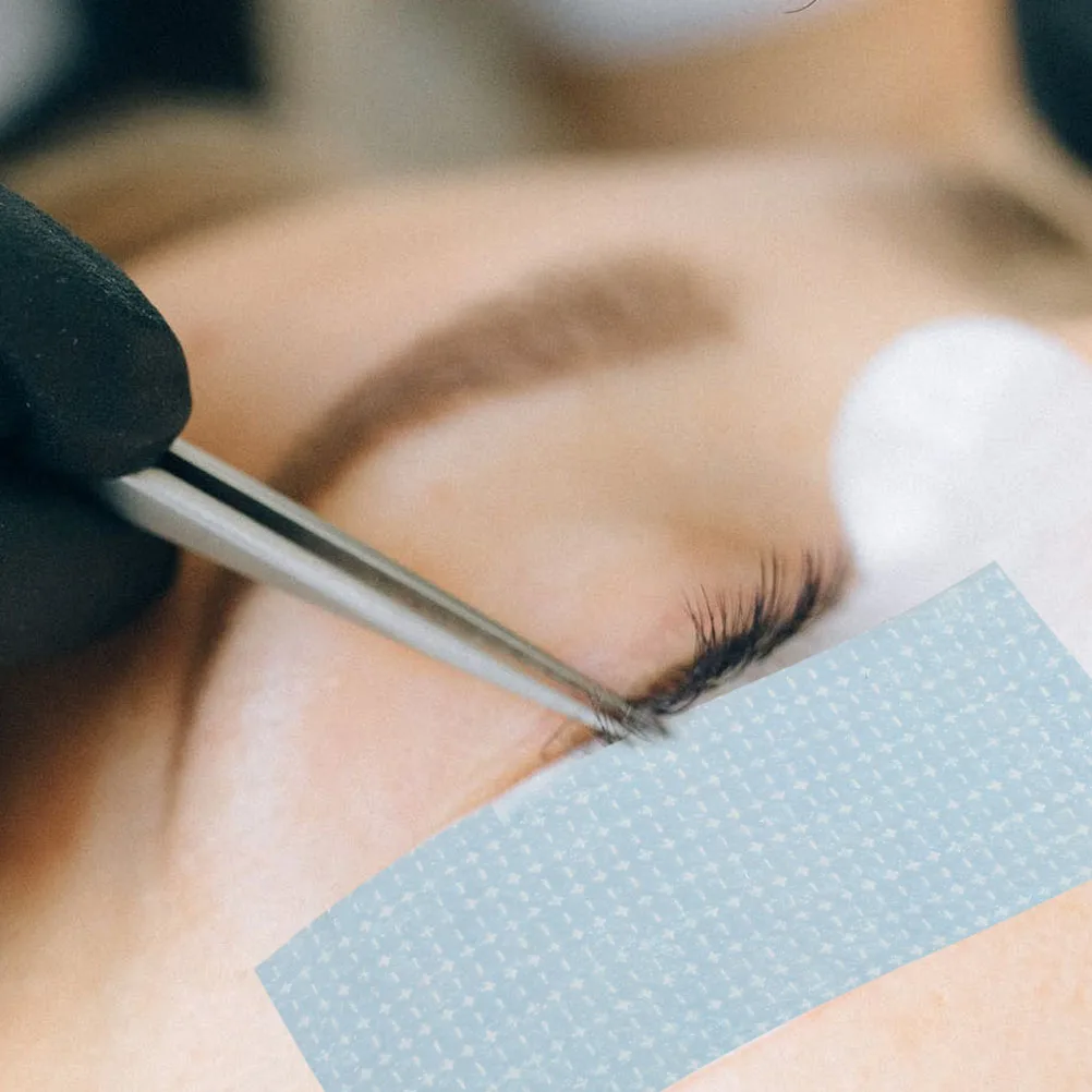 

2 Rolls Adhesive Fabric Lash Tapes Under Eye Breathable Eyelash Extension Isolation Tapes Gentle Skin Friendly Beauty Makeup