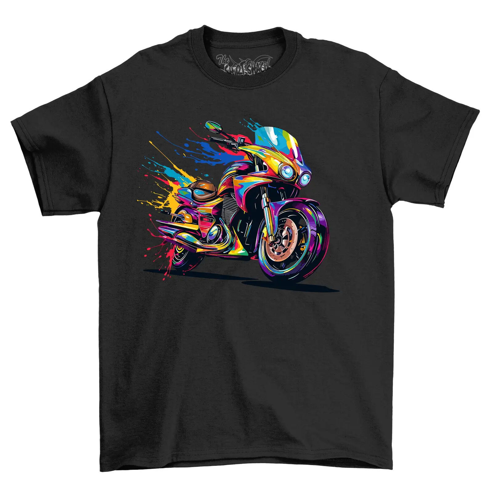 

Motorcycle Paint Drip Design t-shirt - Ride in Style! Funny t-shirt, Unisex Prin