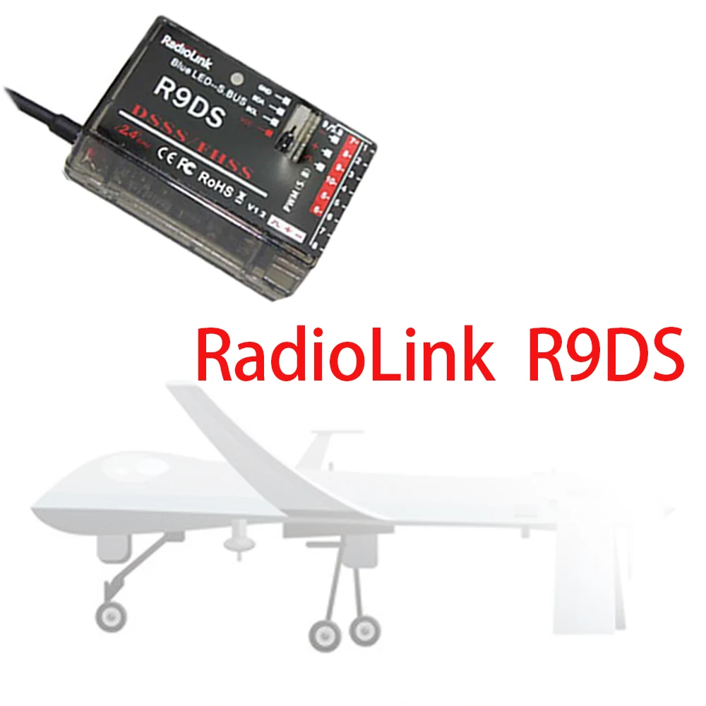 Radiolink R12DSM R12DS R9DS R6DSM R6DS  Rc Receiver 2.4G Receiver 4.8-6V Signal For RC Transmitter AAT9/AT9S/AT10/AT10II