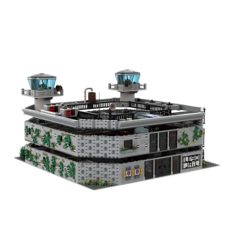 

Maximum Security Prison Modular MOC Creative Street View Model Building Blocks Architecture Education Assembly Model Toys Gifts