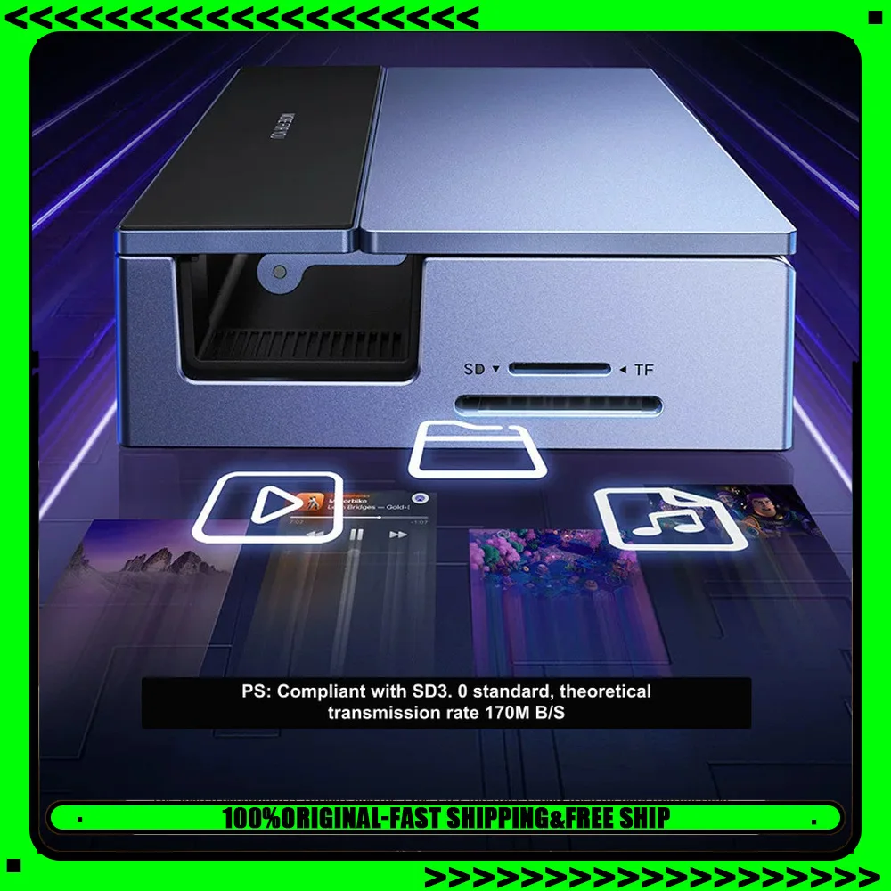 UGREEN CM800 Handheld Gaming Dock 4K 120Hz HDMI 10Gbps USB Gigabit Ethernet SD TF 100W PD for Steam Deck OLED ROG Ally X.