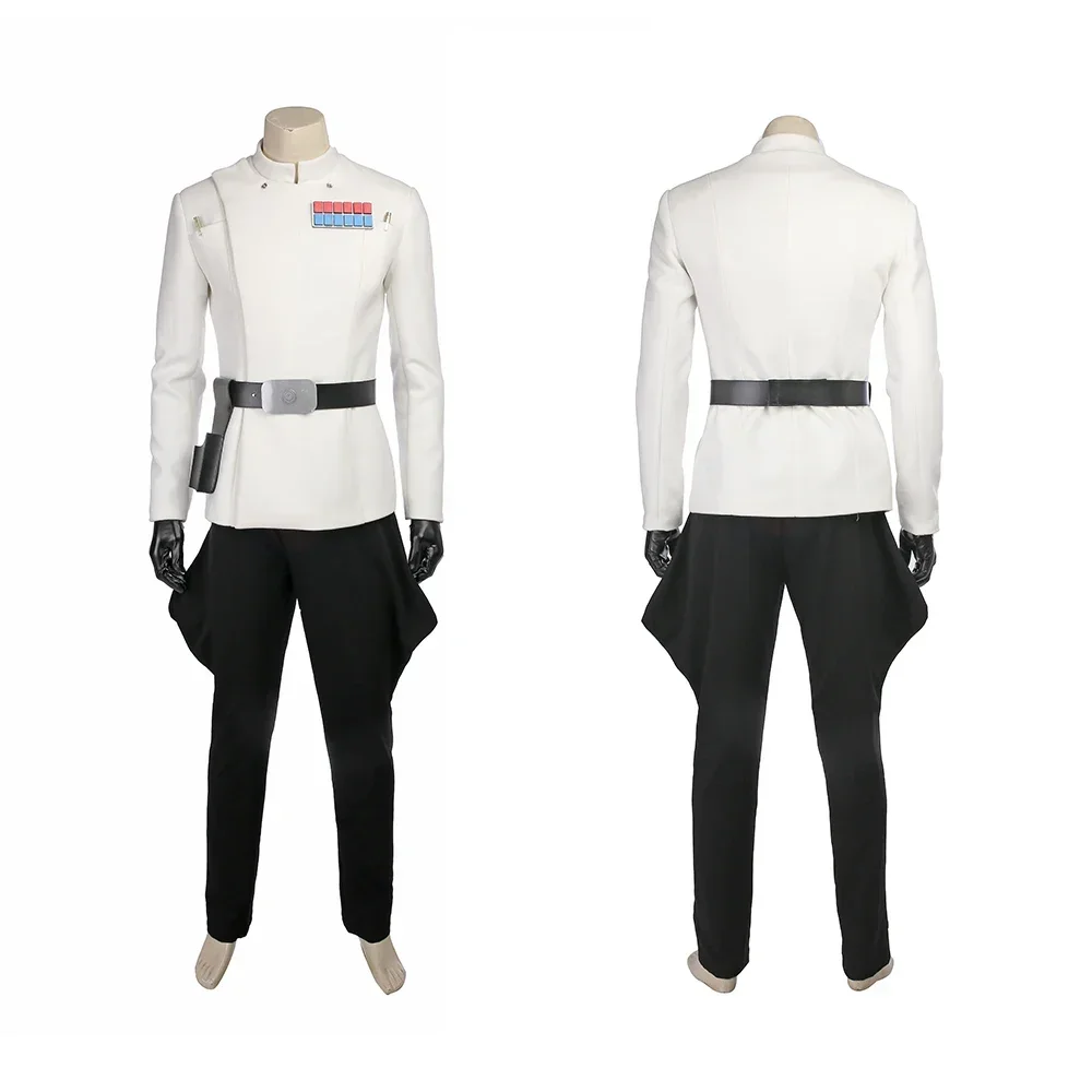 White Orson Cosplay Costume Imperial Officer Battle Suit Coat Pants Outfit Full Set and Individual Items Are Sold Custom Size