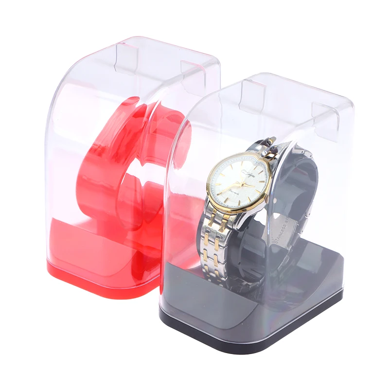 Innovative And Convenient Transparent Smart Watch Protective Display Box Plastic Storage Holder