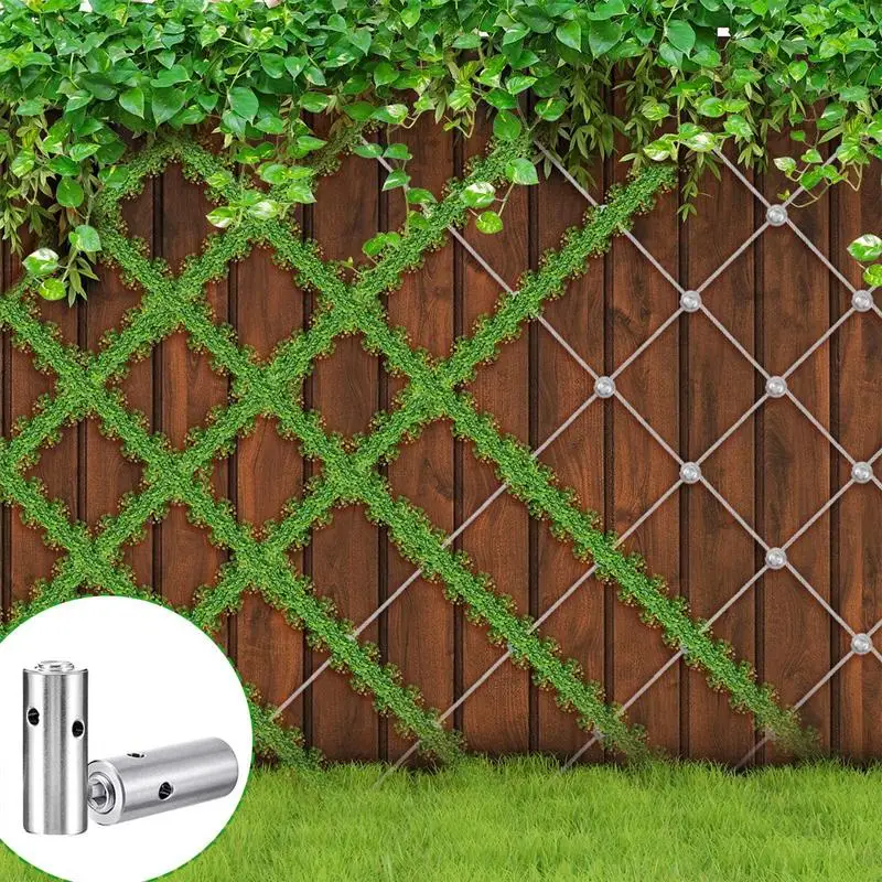 

Комплект решеток для садовой кирпичной стены, набор уличных решеток из нержавеющей стали, проволочная решетка для фермерского дома с расширительными якорями, цилиндрическая