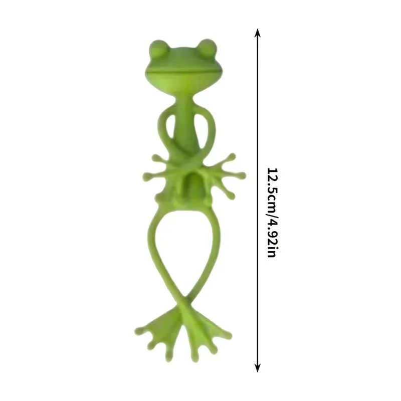 1/2pcs Frog Shaped Plant Support Reusable Cable Wire Tie Cute Decorative Twist Bendable Garden Plant Support