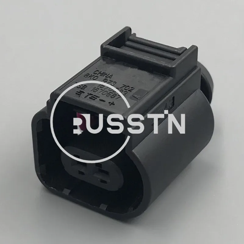 1 Set 2 Hole 8K0 973 702 Automobile Water Temperature Car Air Temperature Sensor Socket AC Assembly Wiring Connector 8K0973702