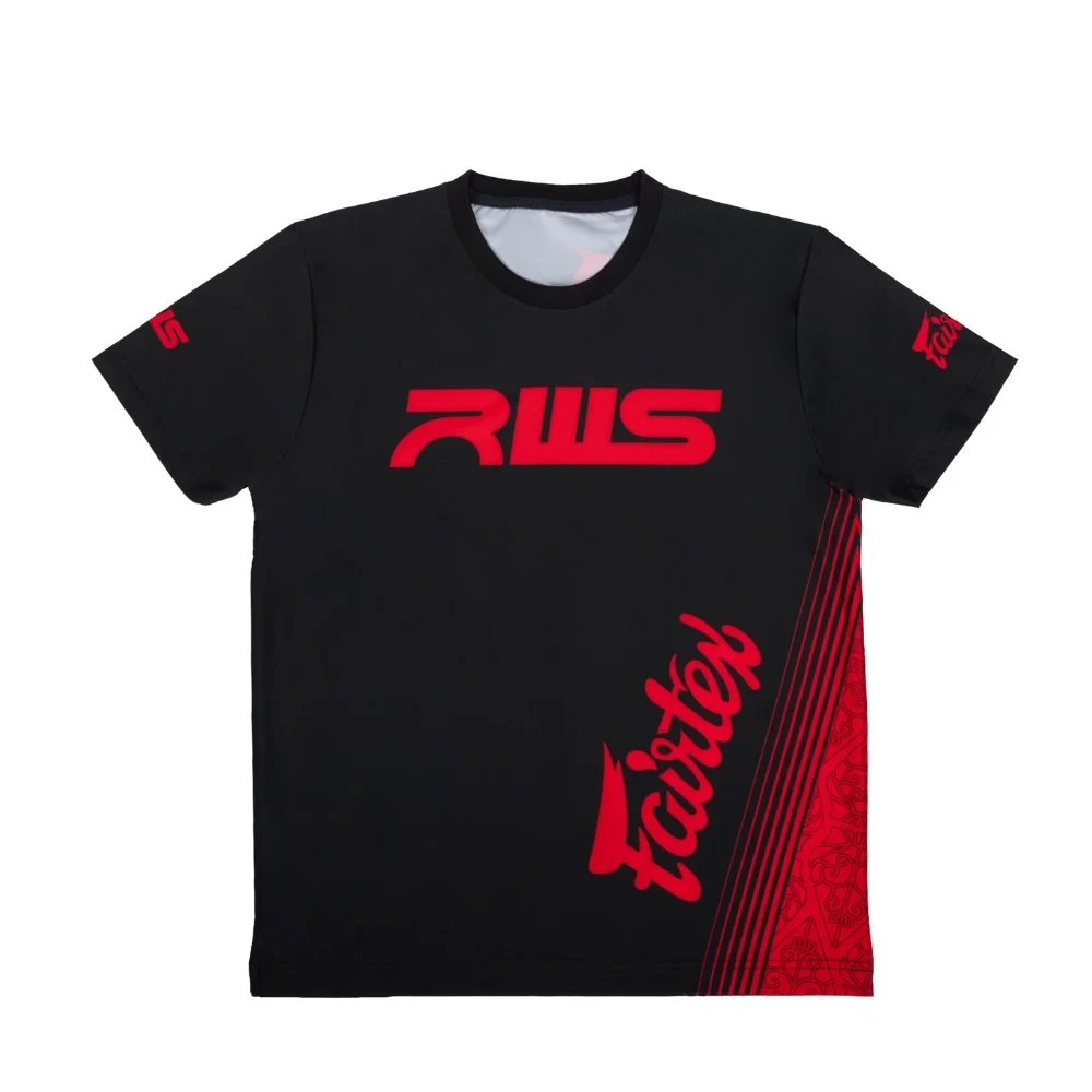 RWS Boxing Breathable Jersey Fans Summer Fightwear Men Women Casual Round Neck Short Sleeve Man Outdoor Sport T-Shirt Tops Tee