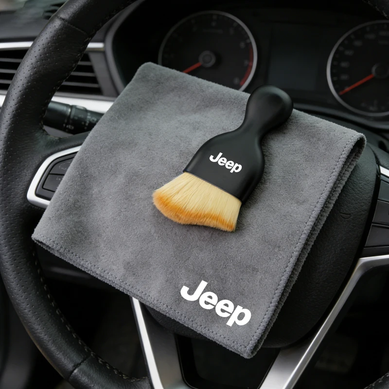 مناشف غسيل السيارات ماصة للتجفيف السريع مناشف من جلد الغزال فرش تنظيف لسيارة Jeep Renegade Wagoneer Avenger Recon Wrangler JK Gladia #1
