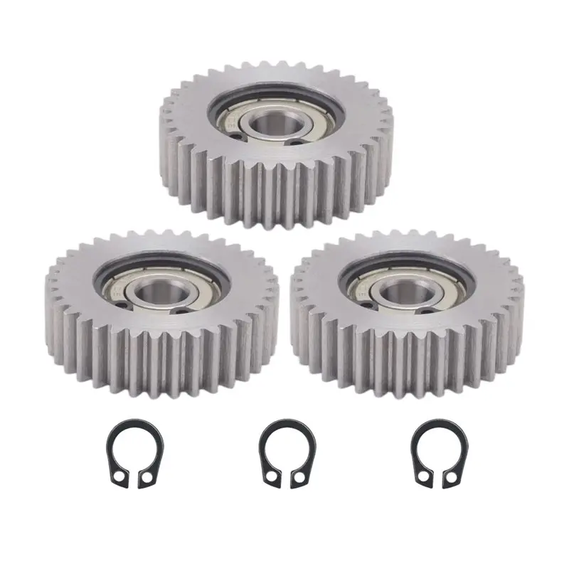 ABVT-3Pcs Electric Bicycle Planetary Gear 608Z 36 Teeth Gears Steel Motor Gear E-Bike Parts For Bafang Motors 38Mm